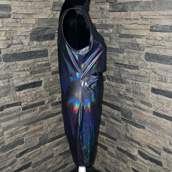 Forever 21 Plus Size Coated Cutout Romper - Picture 9 of 10